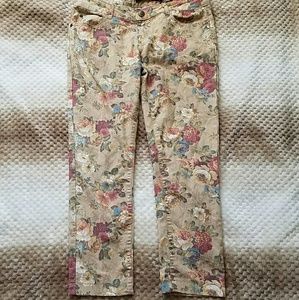 DONATED 🌻 Floral pattern skinny jeans